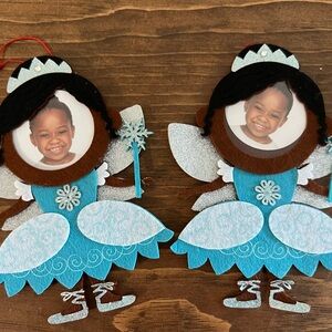 Studio Decor Blue and Silver Fairy Ornaments